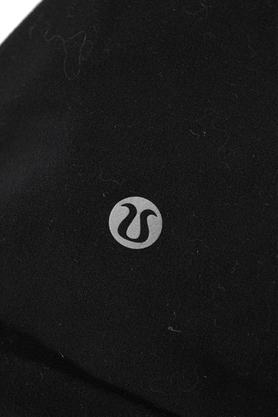 Lululemon Womens Capri Cropped Black Nylon Blend Leggings Size 2