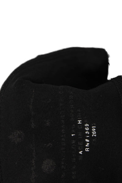 Spiritual Gangster Womens Capri Leggings Black Stars Size XS