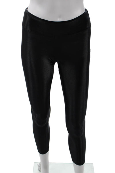 KORAL ACTIVEWEAR Women Ankle Cropped Black Leggings Size S