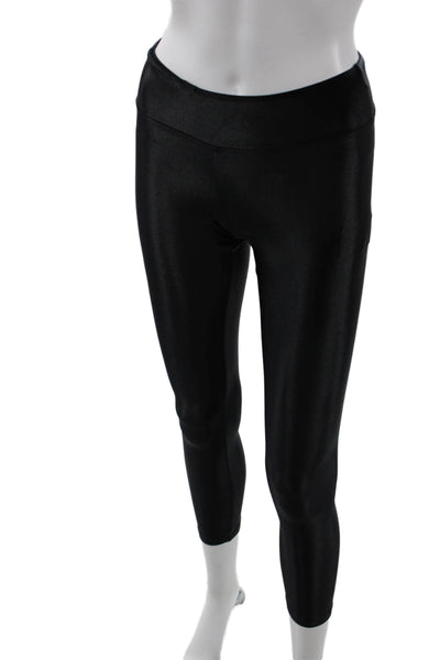KORAL ACTIVEWEAR Women Ankle Cropped Black Leggings Size S