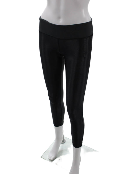 Soul Cycle Womens Stretch Low-Rise Activewear Leggings Black Size XS