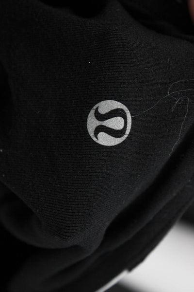 Lululemon Womens Geometric Cropped Leggings Black Size 4