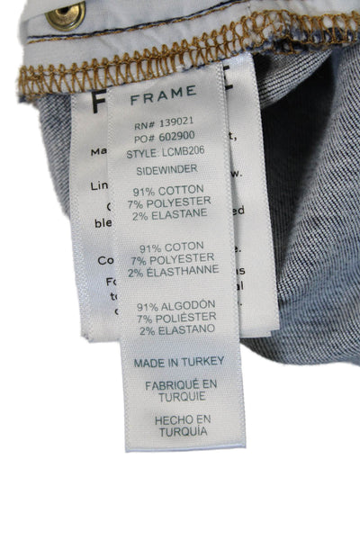 Frame Denim, Womens Cropped Straight Dark Blue Jeans Size 28