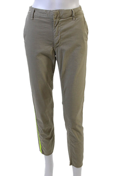 Sundry Women Cropped Ankle Chino Pants Beige Size 26