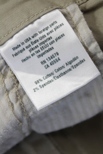 Sundry Women Cropped Ankle Chino Pants Beige Size 26