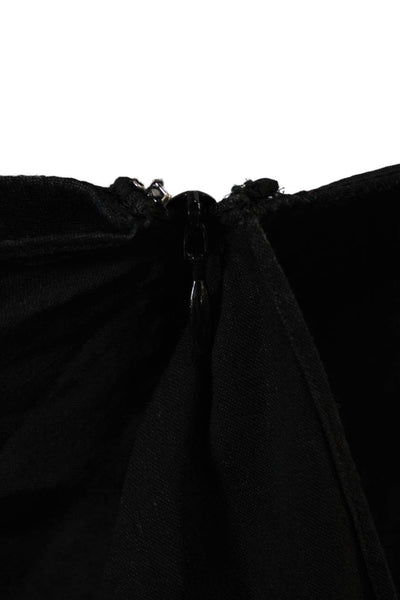 Theory Women Black A-Line Sundress Sleeveless Square Neck Size 0