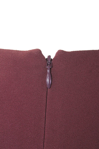 Theory Womens Tunic Brown Sleeveless Round Neck Solid Fall Size M