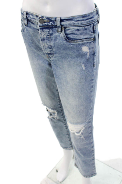 BLANKNYC Women Boyfriend Cropped Light Blue Jeans Size 27