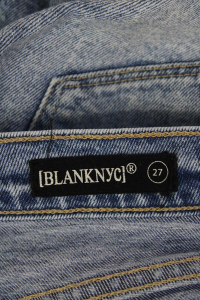 BLANKNYC Women Boyfriend Cropped Light Blue Jeans Size 27