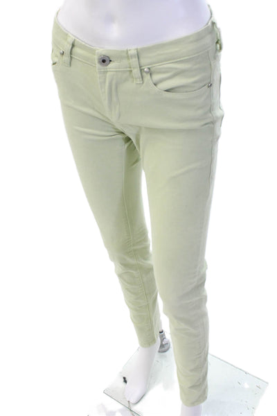 BLANKNYC Womens Green Low Rise Jeggings Size 28