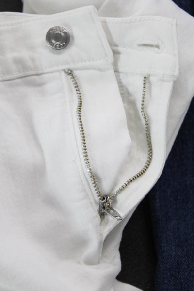 J Crew Women White Skinny Ankle High Rise Jeans Size 29