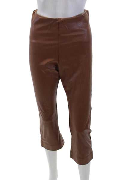 Commando Women Cropped Capri Pants Brown Size L