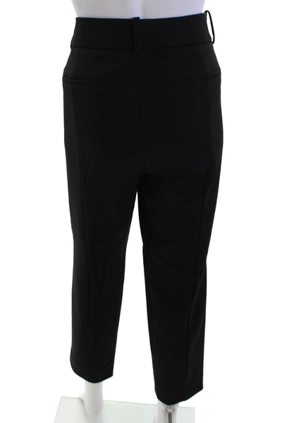 J Crew Women Ankle Cropped Dress Pants Black Size 12