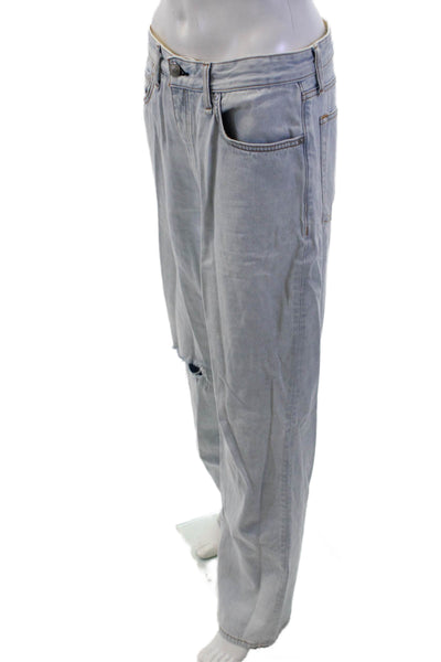 Rag & Bone Mens Straight Wide-Leg Gray Jeans Size 30