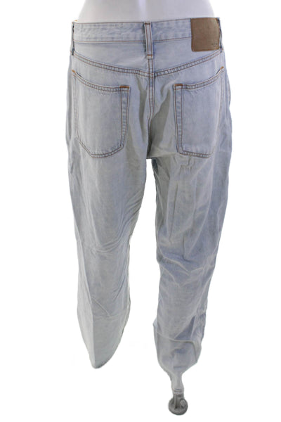 Rag & Bone Mens Straight Wide-Leg Gray Jeans Size 30