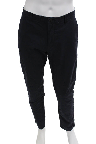 Club Monaco Men Chino Dress Pants Dark Blue Button Size 32