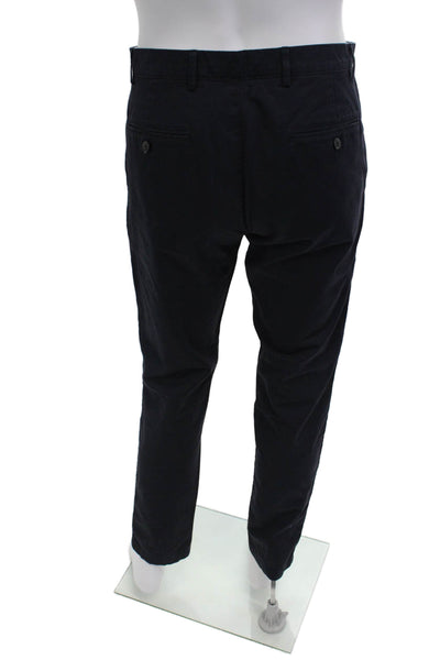 Club Monaco Men Chino Dress Pants Dark Blue Button Size 32
