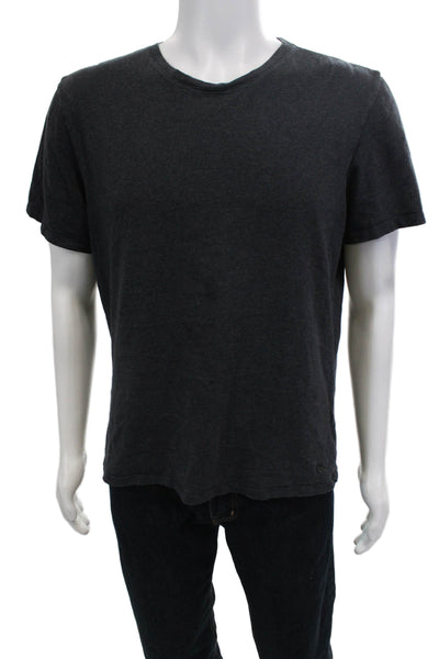 Everlane Mens Dark Gray Organic Cotton Crewneck Tee Size M