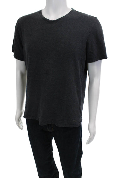 Everlane Mens Dark Gray Organic Cotton Crewneck Tee Size M