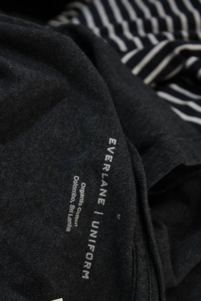 Everlane Mens Dark Gray Organic Cotton Crewneck Tee Size M