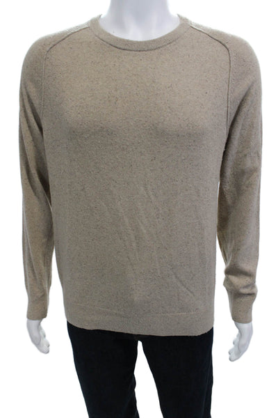 Club Monaco Mens Pullover Sweater Beige Acrylic Blend Size M