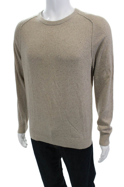 Club Monaco Mens Pullover Sweater Beige Acrylic Blend Size M