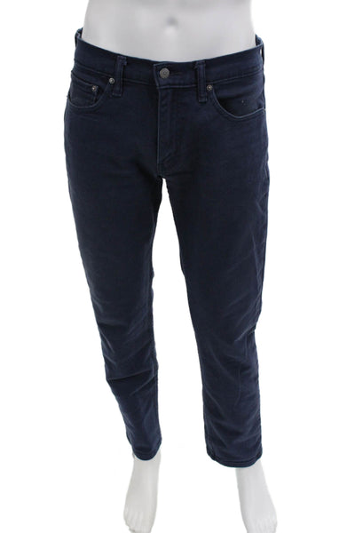 Levi's Mens Skinny Straight Dark Blue Jeans Size 32