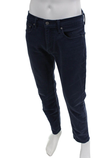 Levi's Mens Skinny Straight Dark Blue Jeans Size 32