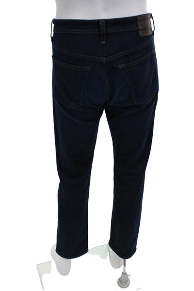 AG Adriano Goldschmied Mens Ankle Cropped Dark Blue Jeans Size 31