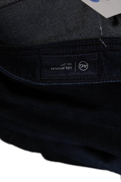 AG Adriano Goldschmied Mens Ankle Cropped Dark Blue Jeans Size 31