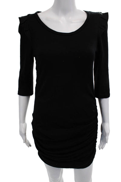 Sandro Women Bodycon Sweater Dress Black Size 1