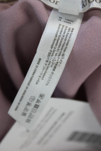 Flora Nikrooz Womens Lace Trim V Neck Camisole Pajama Tank Top Pink Size Small
