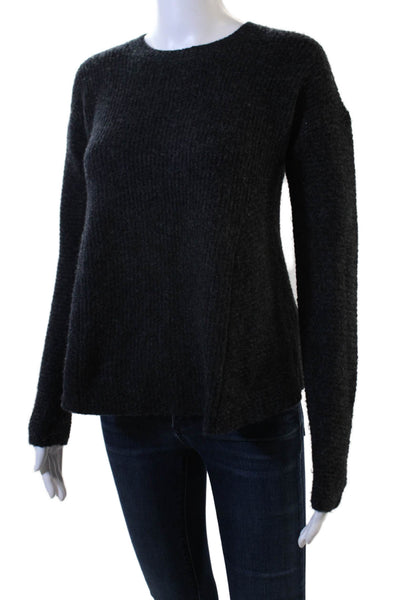 COS Unisex Black Pullover Sweater Wool Blend Crew Neck Long Sleeve Size S