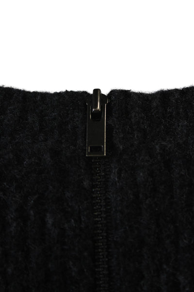 COS Unisex Black Pullover Sweater Wool Blend Crew Neck Long Sleeve Size S