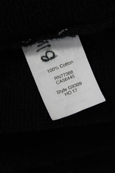 J Crew Womens Cotton One Button Long Sleeve Blazer Jacket Black Size XS