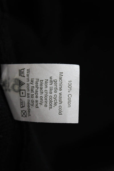 J Crew Womens Cotton One Button Long Sleeve Blazer Jacket Black Size XS