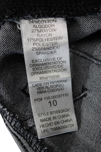Democracy Women Ankle Skinny Jeans Dark Blue High Rise Size 10