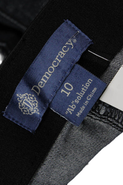 Democracy Women Ankle Skinny Jeans Dark Blue High Rise Size 10