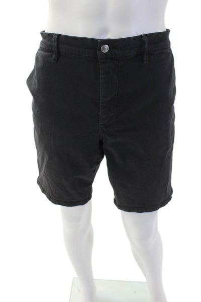 Joes Mens Cotton Bermuda Shorts Black Size 36