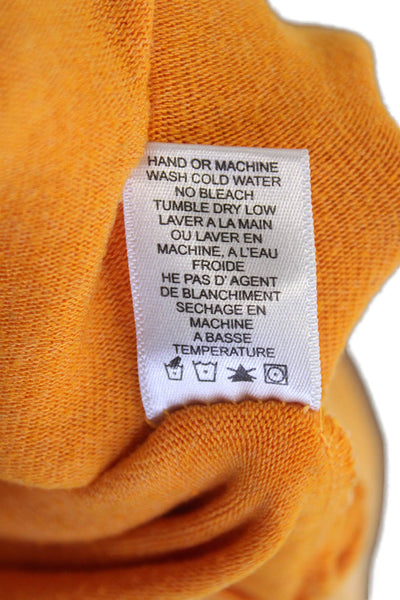 Wildfox Women Pullover Sweatshirt Orange Rainbow Graphic Print Size S