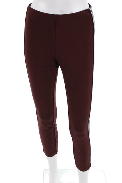 Rag & Bone Women Cropped Ankle Striped Brown Pants Viscose Blend Size 6
