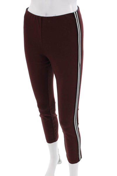 Rag & Bone Women Cropped Ankle Striped Brown Pants Viscose Blend Size 6