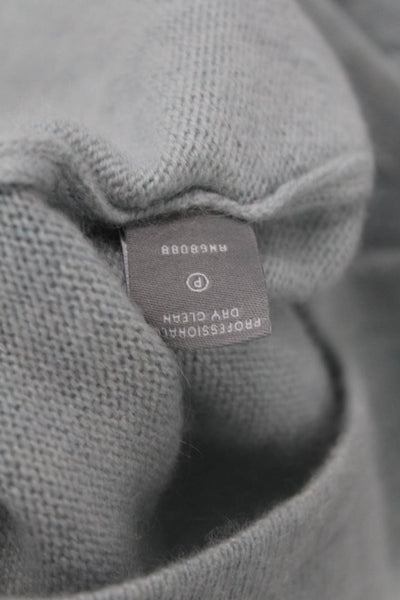 Neiman Marcus Women 100% Cashmere Gray Basic Sleeveless Tank Round Neck Size XS