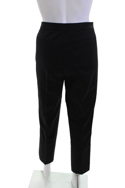 Etcetera Womens Black Ankle Cropped Dress Pants Size 8