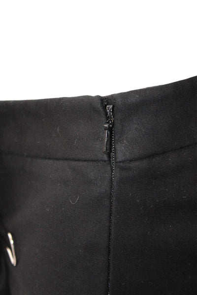Etcetera Womens Black Ankle Cropped Dress Pants Size 8