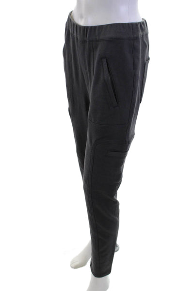 Anthropologie Women Jogger Cargo Pants Dark Gray Army Size S