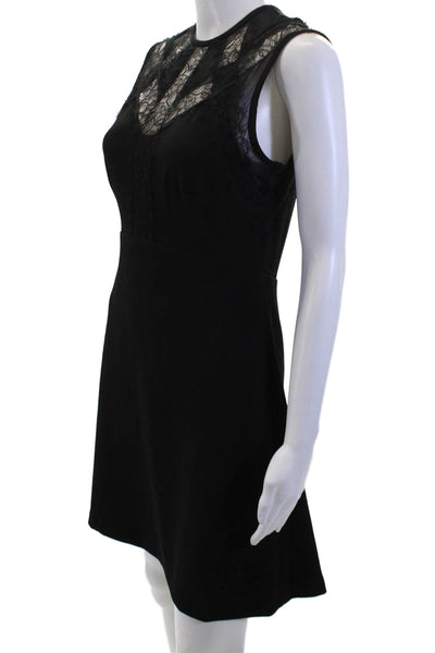 Sandro Women Sheath Mini Dress Black Size 38