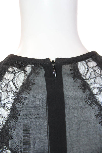 Sandro Women Sheath Mini Dress Black Size 38