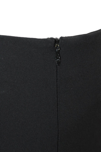 Theory Women Straight Pencil Skirt Black Size 4