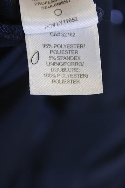 Laundry by Shelli Segal Women Maxi Bodycon Dress Dark Blue Sleeveless Size 2